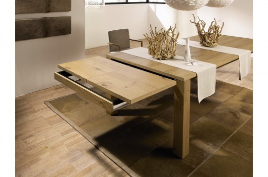 table en chene massif design