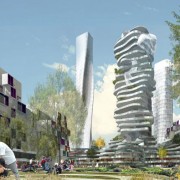 Tour moderne au nord de Paris