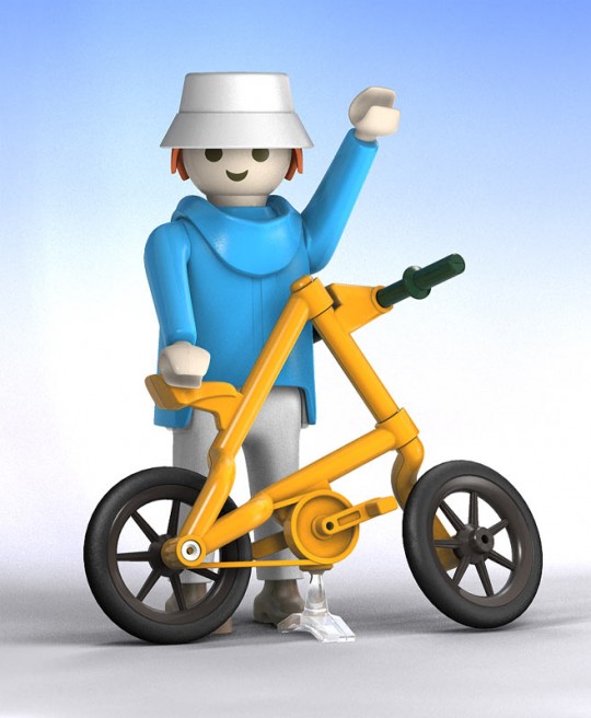 Vive le vélo pliant Strida Playmobile !
