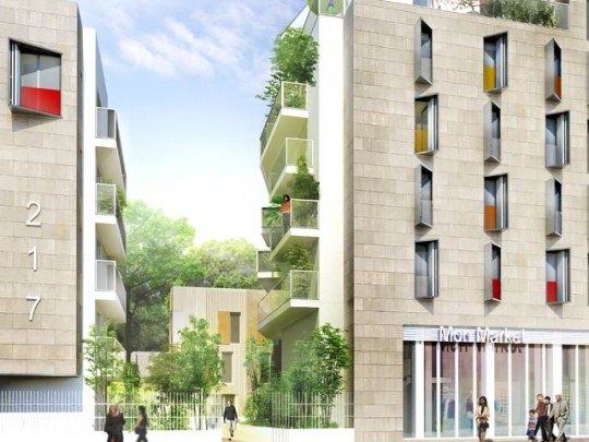 Innovéa, résidence BBC à Chatenay Malabry par Bouygues Immobilier