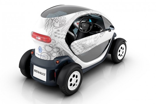 Renault Twizy vue de l'arrière