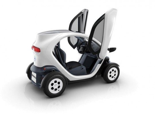 Renault Twizy avec les portes papillon