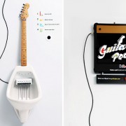 Urinoir guitare électrique Guitar Pee