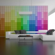 Change it, mur pixellisé modulable