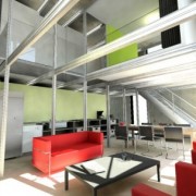 Intérieur de la maison E Cube