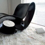 Fauteuil Magis Voido noir brillant