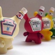 Kidrobot 2010 - collection moutard, mayonnaise, ketchup et sweet relish