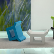 Tabouret Artefact par Florent Cuchet