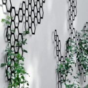 Trellis de jardin design avec des alvéoles octogonales Comb-ination