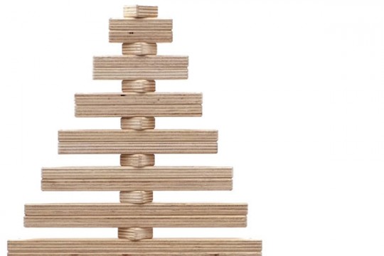 One Two Tree, sapin de Noà«l en bois design