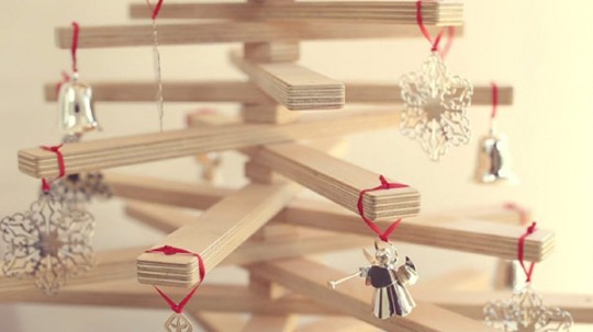 One Two Tree, le sapin de Noà«l en bois pliable