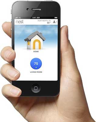 Nest thermostat piloté depuis votre iPhone