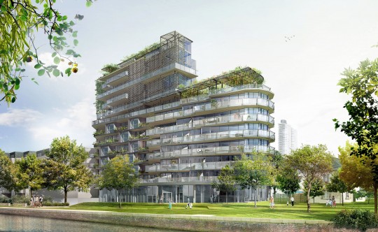 Cap Mal à  Rennes - résidence de luxe signée Jean Nouvel