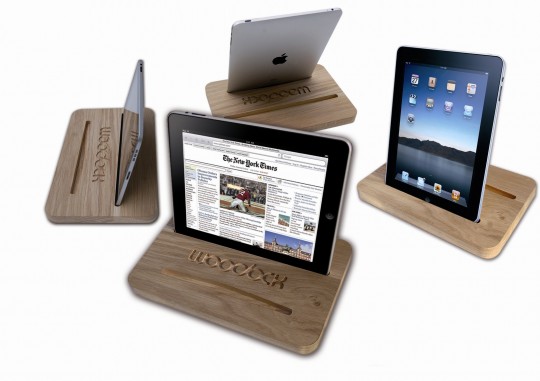 Dock iPad en bois Woodock