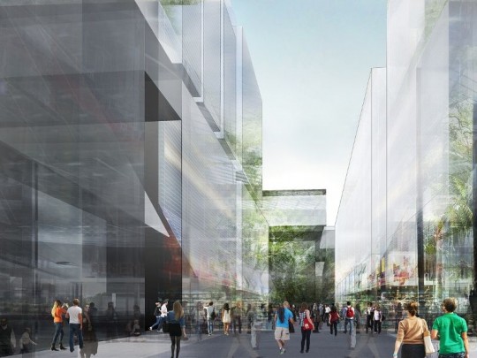 Projet nÂ°2 pour l'Ile Seguin : La rue commerçante