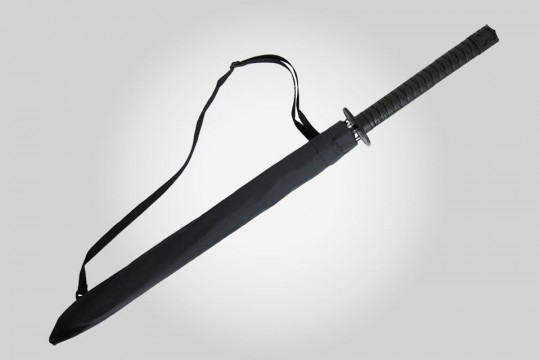 Samurai umbrella, le parapluie katana