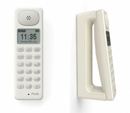 Téléphone sans fil Punkt blanc