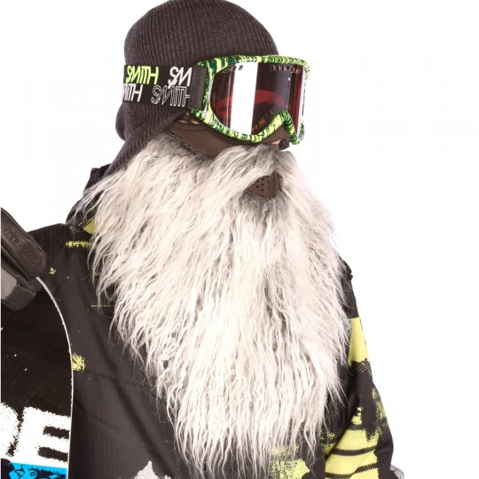 Beardski : Masque de ski avec une barbe