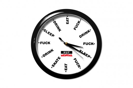 Horloge Huf Mental noire