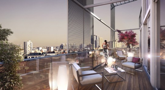 Appartement design avec terrasse Paris 14 Didot