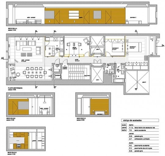 Plan de l'appartement La Coruna