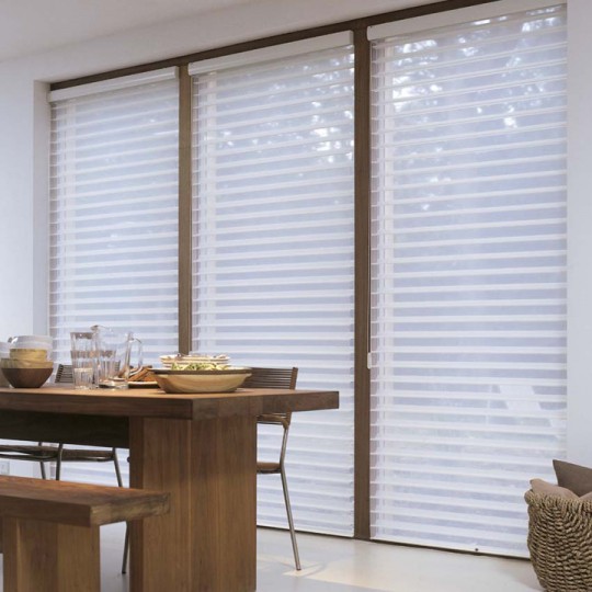 Store moderne blanc Luxaflex Silhouette