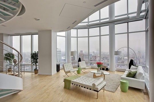 Penthouse en duplex avec vue sur Manhattan par Marie Burgos