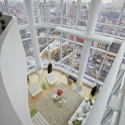 Duplex avec séjour cathédrale avec vue imprenable sur Manhattan (New-York)