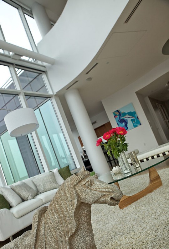 Duplex contemporain à  New-York avec vue sur Manhattan