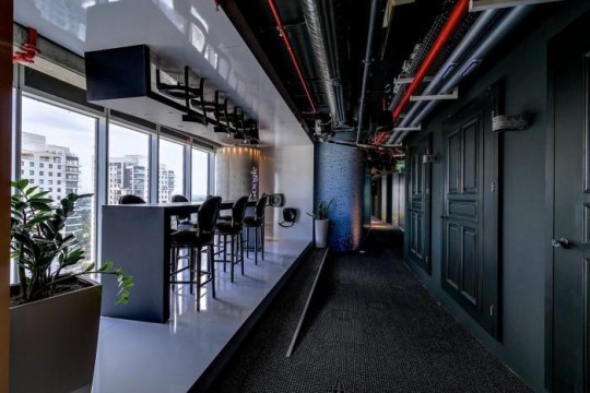 Les bureaux de Google à  Tel Aviv : restaurant