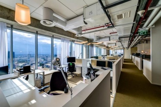 Les bureaux de Google à  Tel Aviv : bureaux design
