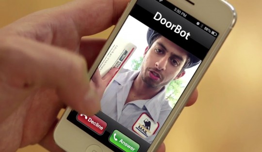 Doorbot : application sonnette vidéo de maison pour iPhone