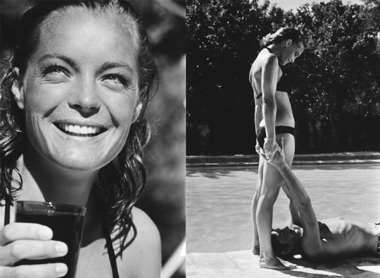 Romy Schneider dans le film La Piscine