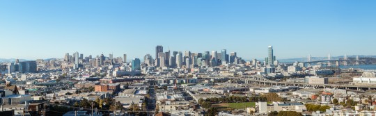 Vue panoramique de la ville de San Francisco