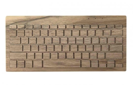 Clavier en bois en noyer Orée