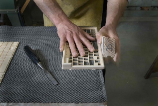 Clavier en bois massif fait main Orée