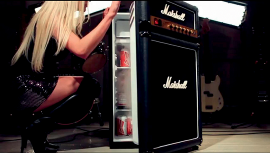 Marshall Fridge - ouverture du réfrigérateur Marshall