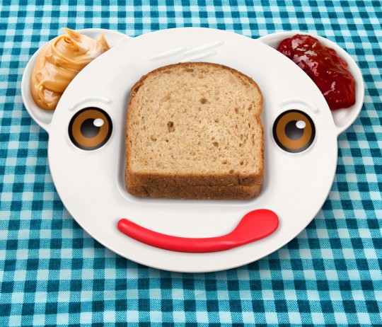 Assiette pour enfant Fred and Friends Spreddy Bear Sandwich Plate