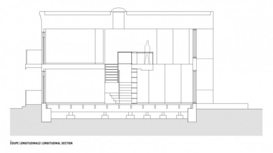 Chambord Residence by naturehumaine - plan de coupe