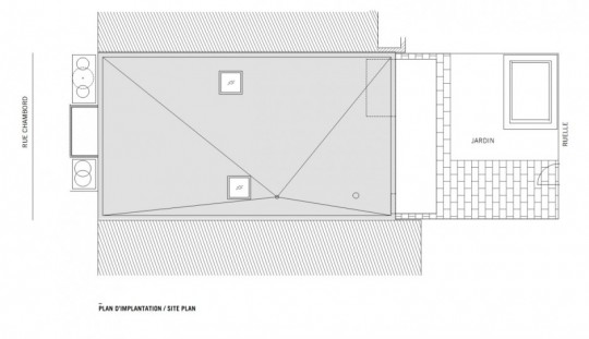 Chambord Residence by naturehumaine - plan de masse