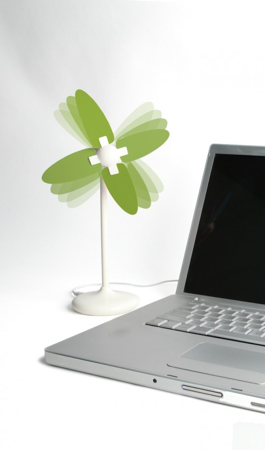 Ventilaeur USB moulin à  vent Kikkerland