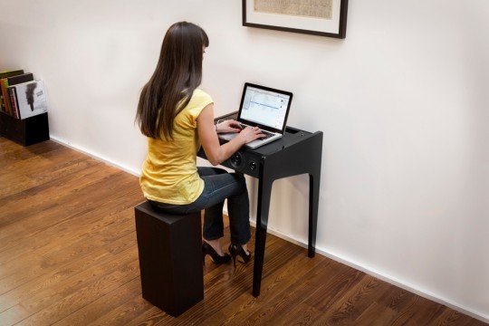 Bureau avec enceintes intégrées La boite concept