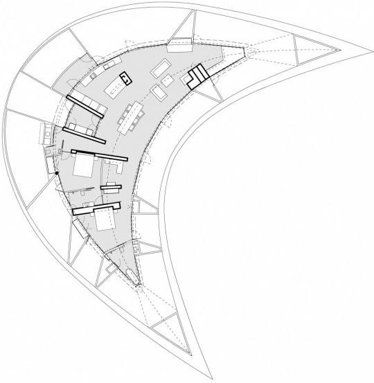 Maison Croft par James Stockwell - plan