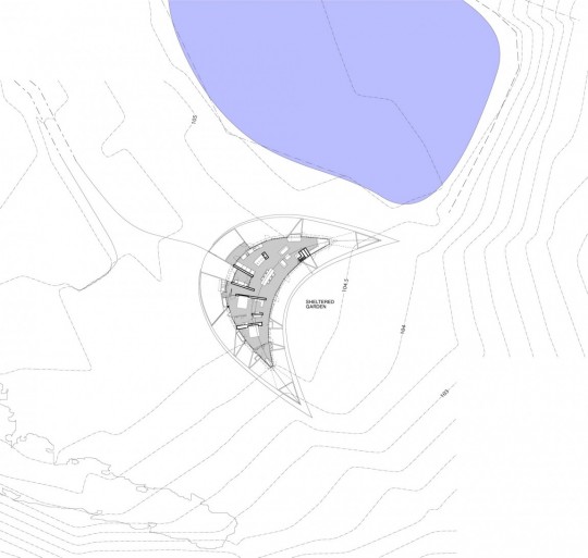 Maison Croft par James Stockwell - plan de masse