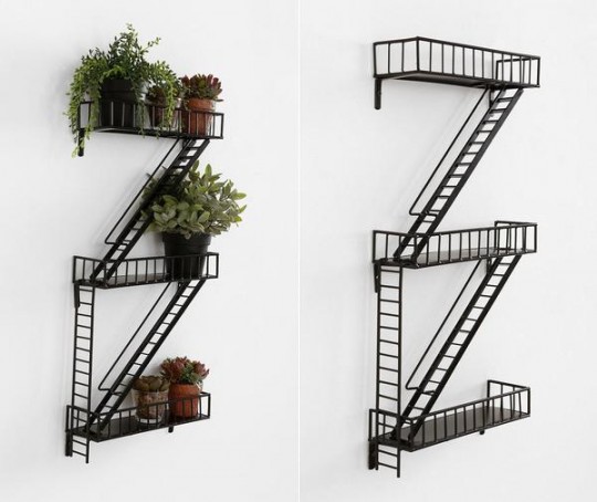 Etagère fire escape USA