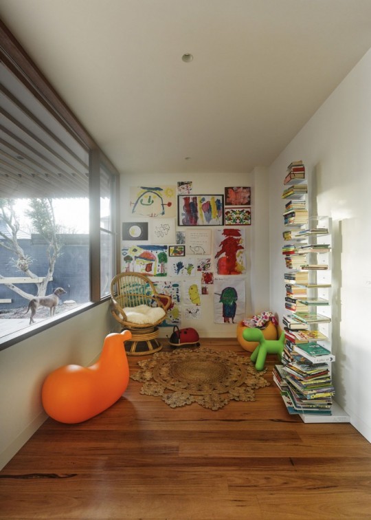 Maison contemporaine à Brighton en Australie - salle de jeux des enfants