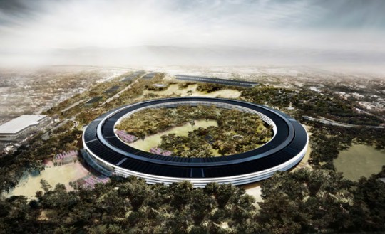 Apple Campus Cupertino - photo aérienne