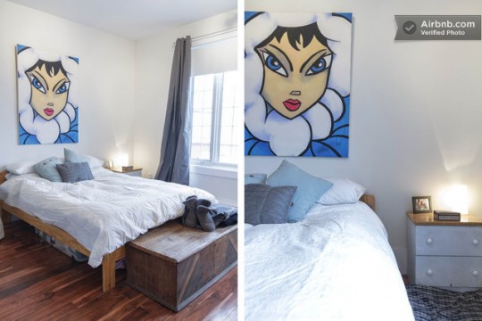 Airbnb chambre dans un studio à louer à Montréal