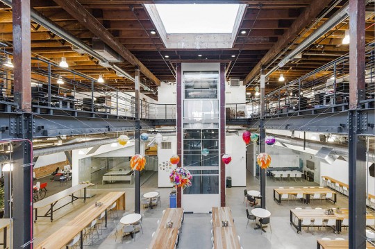 Pinterest office -mezzanine