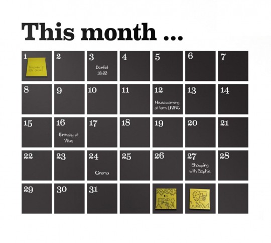 Sticker calendrier Ferm Living